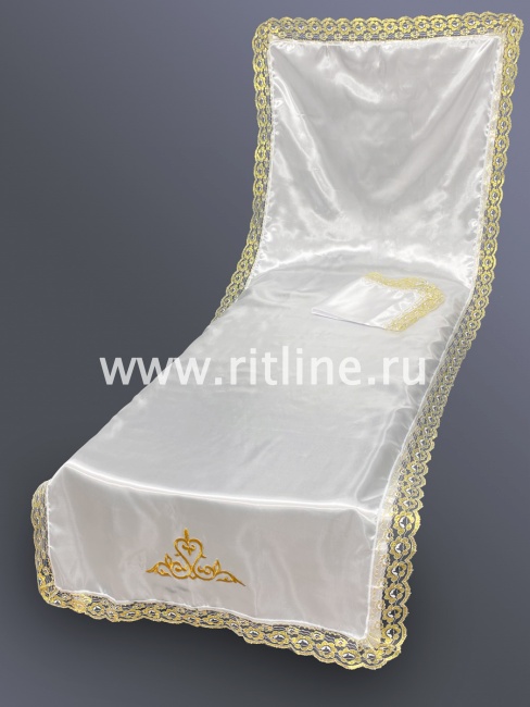 Комплект (атлас, т/а "Узор", кружево) FITTONE