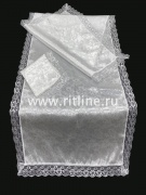 Комплект (атлас-жаккард, кружево) FITTONE Комплект (атлас-жаккард, кружево) FITTONE