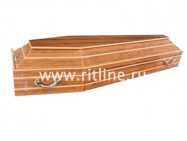 2 Гроб лак 6-ти гранник, МДФ, цв.орех "MOREFIX"