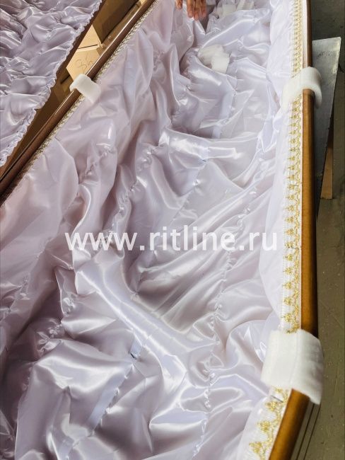 2 Гроб лак 6-ти гранник, МДФ, цв.орех "MOREFIX"