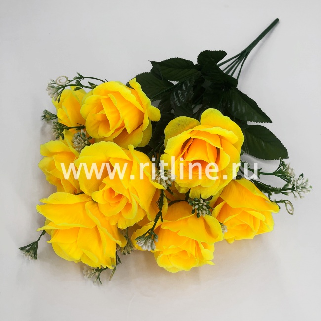 Букет роз с добавками "FITTONE", 9г, выс. 58см, цв.микс Букет роз с добавками "FITTONE", 9г, выс. 58см, цв.микс