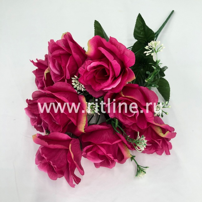 Букет роз с добавками "FITTONE", 9г, выс. 58см, цв.микс Букет роз с добавками "FITTONE", 9г, выс. 58см, цв.микс