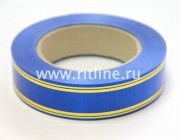 Лента с золотой полосой, 3см х 50ярд FITTONE