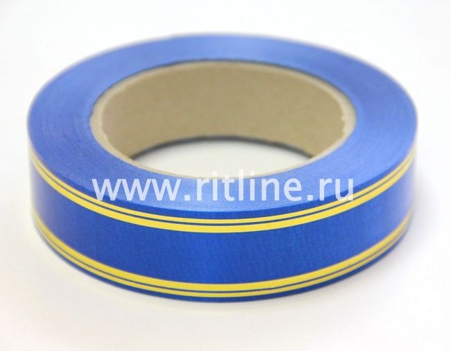 Лента с золотой полосой, 3см х 50ярд FITTONE