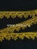 1259, Тесьма золото, 25 ярдов, ширина 2,7 см "FITTONE"