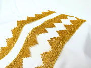 Тесьма 1755, золото, шир. 3,7 см, 25 ярдов FITTONE