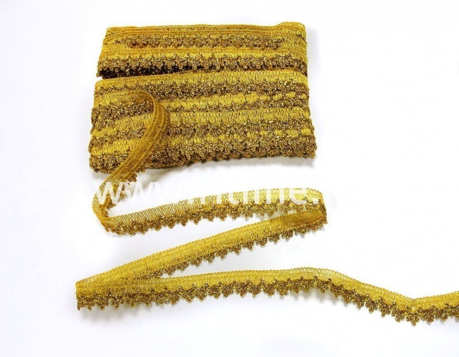 Тесьма 1763, золото, шир. 2,6 см, 25 ярдов FITTONE