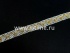 Тесьма белый с золотом, 1256, 25 ярдов, ширина 2 см "FITTONE"