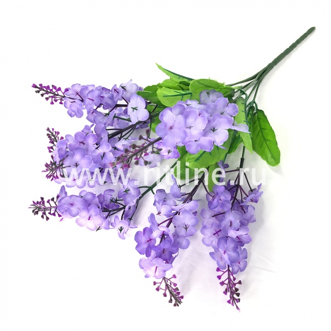 Букет сирени, 7 ветвей, выс. 42 см, цв. микс FITTONE