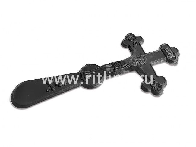 Крест в руку черный