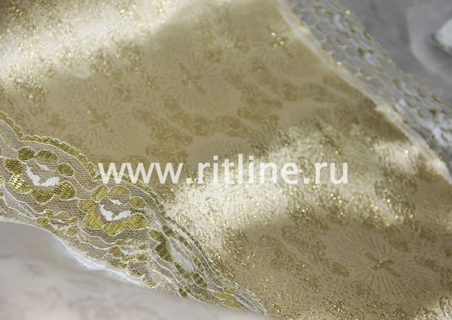 Комплект (атлас-жаккард, парча "Крест в лучах", кружево) FITTONE Комплект (атлас-жаккард, парча "Крест в лучах", кружево) FITTONE