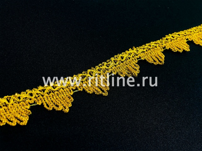 Тесьма 1751, золото, шир. 3 см, 25 ярдов FITTONE