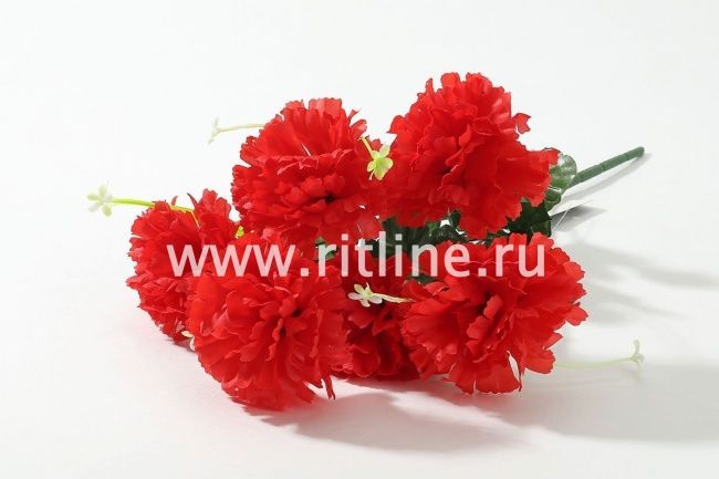 Букет гвоздик "Fittone", 6г, выс.42, цв.микс