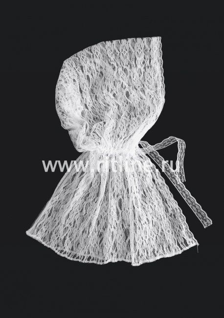 Капор гипюровый с кружевом FITTONE