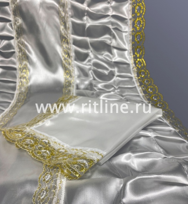 Комплект (атлас, атласная драпировка, кружево) FITTONE