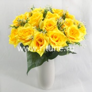 Букет роз "FITTONE", 15г., выс. 40см, цв.микс