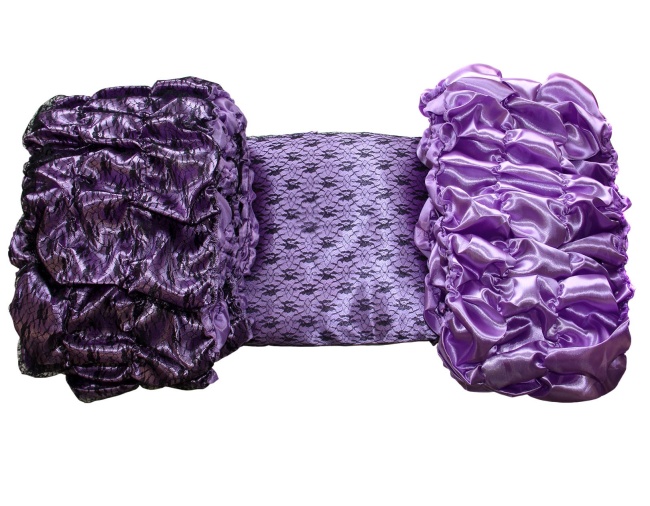 Обивка атласная с гипюром (верх атлас с гипюром + боковины атлас  с гипюром) FITTONE