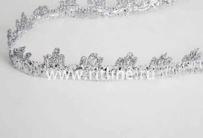 Тесьма люрекс 9458 Fittone, 20 м, ширина 2 см