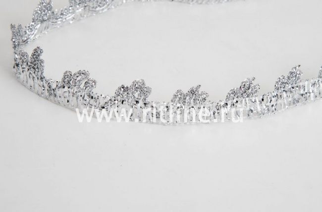 Тесьма люрекс 9458 Fittone, 20 м, ширина 2 см