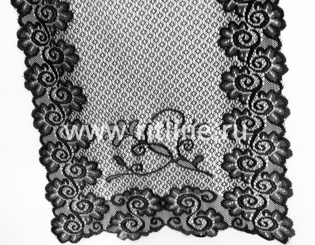 Шарф гипюровый с узором FITTONE