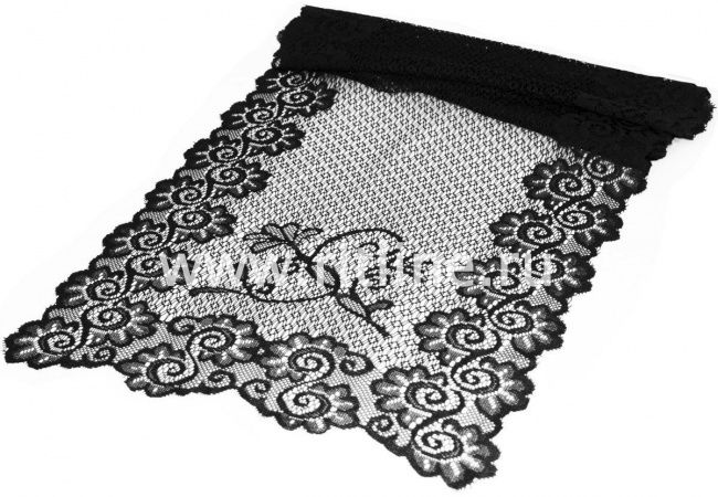 Шарф гипюровый с узором FITTONE