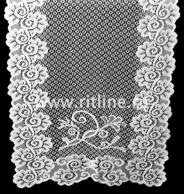 Шарф гипюровый с узором FITTONE