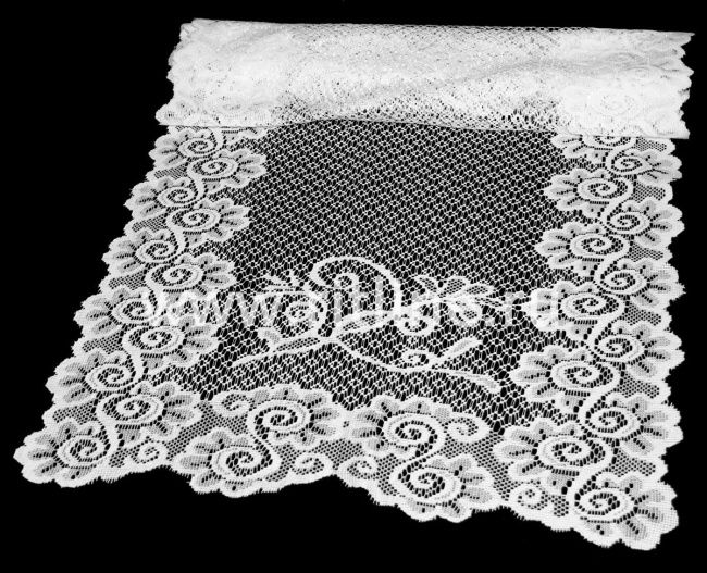 Шарф гипюровый с узором FITTONE