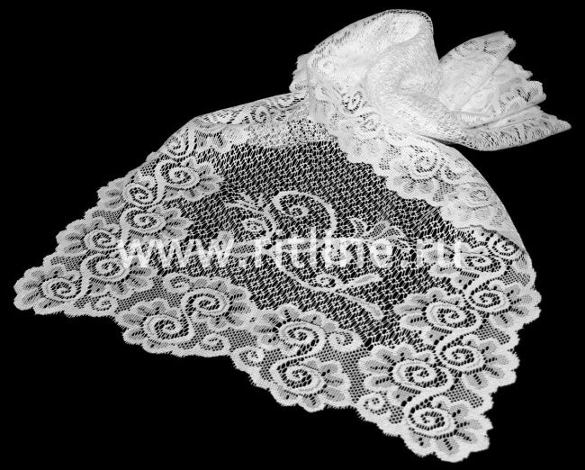 Шарф гипюровый с узором FITTONE