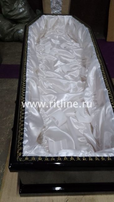 3 Гроб лак 6-ти гранник, МДФ, цв. графит, коса, р.195 "MOREFIX" 3 Гроб лак 6-ти гранник, МДФ, цв. графит, коса, р.195 "MOREFIX"