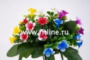 Букет пластиковых колокольчиков "FITTONE", 5г, выс.23см, цв.микс Букет пластиковых колокольчиков "FITTONE", 5г, выс.23см, цв.микс