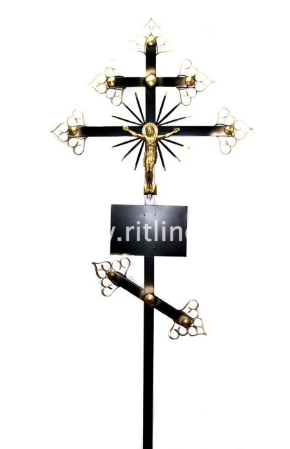 Крест металлический 200 см с лучами "Morefix" Крест металлический 200 см с лучами "Morefix"