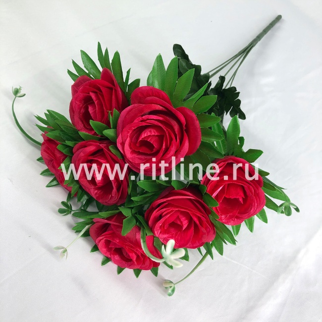 Букет роз "FITTONE", 7г., выс. 50см, цв.микс Букет роз "FITTONE", 7г., выс. 50см, цв.микс