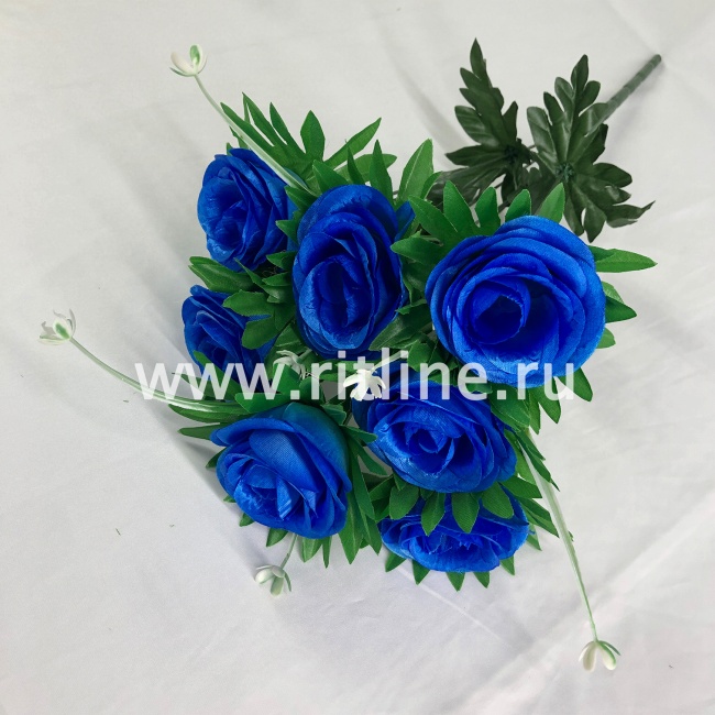 Букет роз "FITTONE", 7г., выс. 50см, цв.микс Букет роз "FITTONE", 7г., выс. 50см, цв.микс