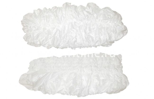 Обивка внутренняя шелковая без кружева, цв. белый FITTONE