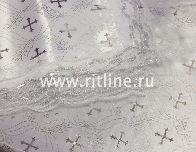 Комплект КАК (Н+П) (атлас с накатом "объемный крест", кружево)