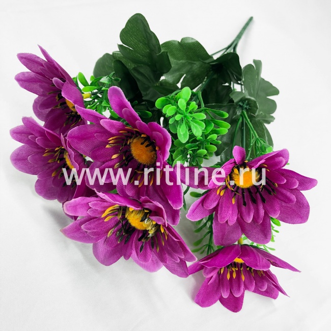 Букет георгинов, 7г., выс. 37 см, цв. микс FITTONE