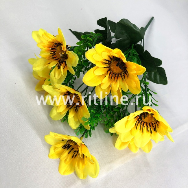 Букет георгинов, 7г., выс. 37 см, цв. микс FITTONE