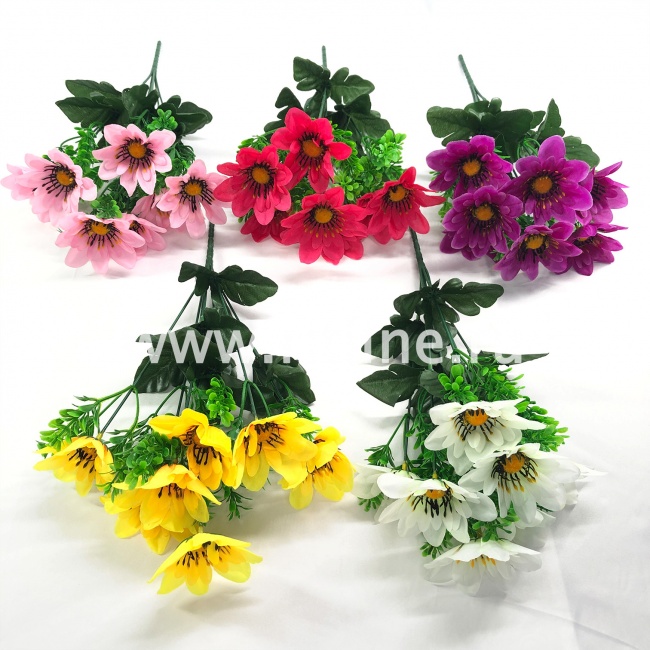 Букет георгинов, 7г., выс. 37 см, цв. микс FITTONE