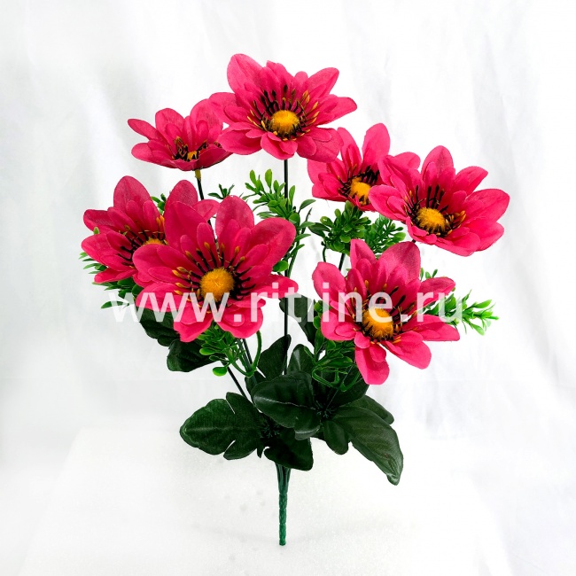 Букет георгинов, 7г., выс. 37 см, цв. микс FITTONE