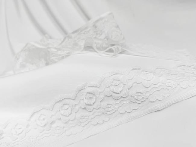 Кружево белое, шир. 6,4 см (под польское) FITTONE