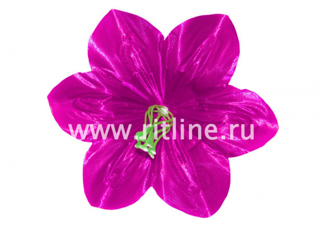 Голова клематиса "FITTONE", 1сл, атлас, диам. 17см, цв.микс