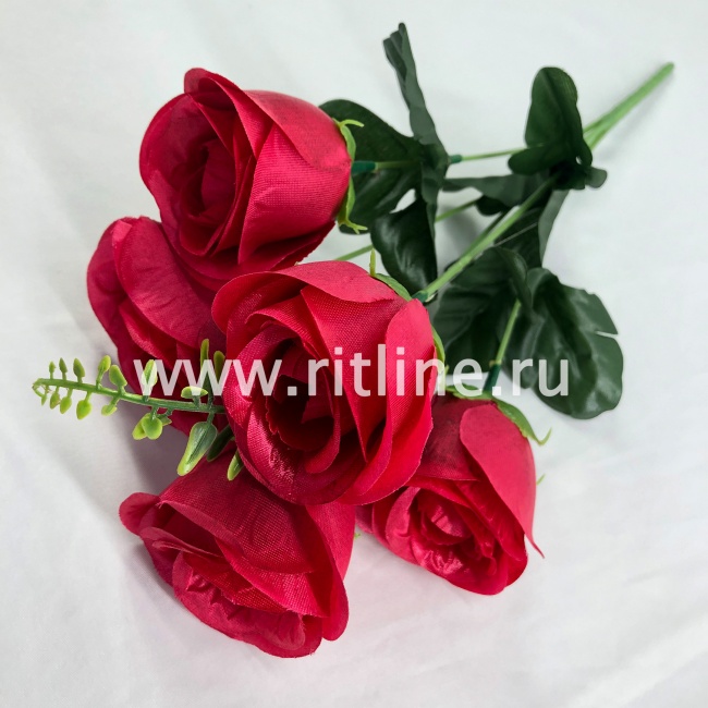 Букет роз, 5г., выс. 33 см, цв. микс FITTONE