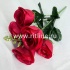 Букет роз "FITTONE", 5г., выс. 33см, цв.микс