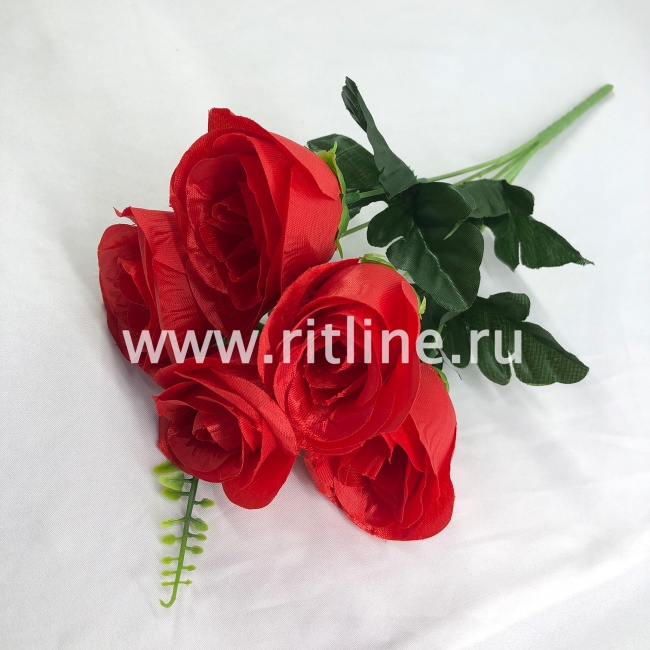 Букет роз, 5г., выс. 33 см, цв. микс FITTONE