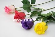 Роза одиночная латексная, выс. 43 см, цв. микс FITTONE