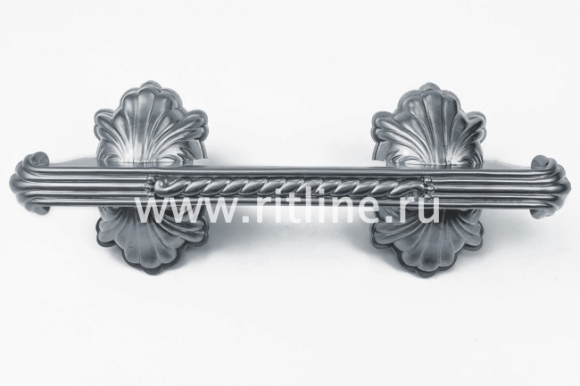 Ручка для гроба № 64 "Саркофаг" крашеная, цв. серебро MOREFIX