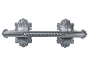 Ручка для гроба № 64 "Саркофаг" крашеная, цв. серебро MOREFIX