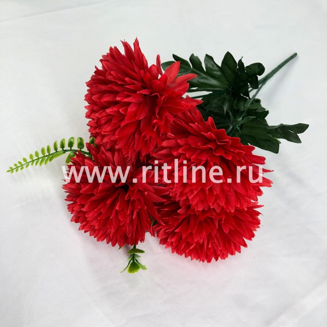 Букет хризантем, 5г., выс. 34 см, цв. микс FITTONE