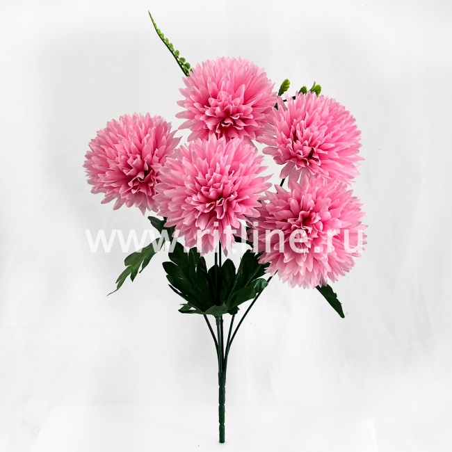 Букет хризантем, 5г., выс. 34 см, цв. микс FITTONE