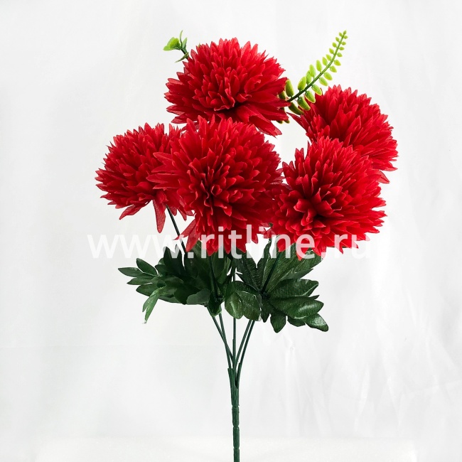 Букет хризантем, 5г., выс. 34 см, цв. микс FITTONE